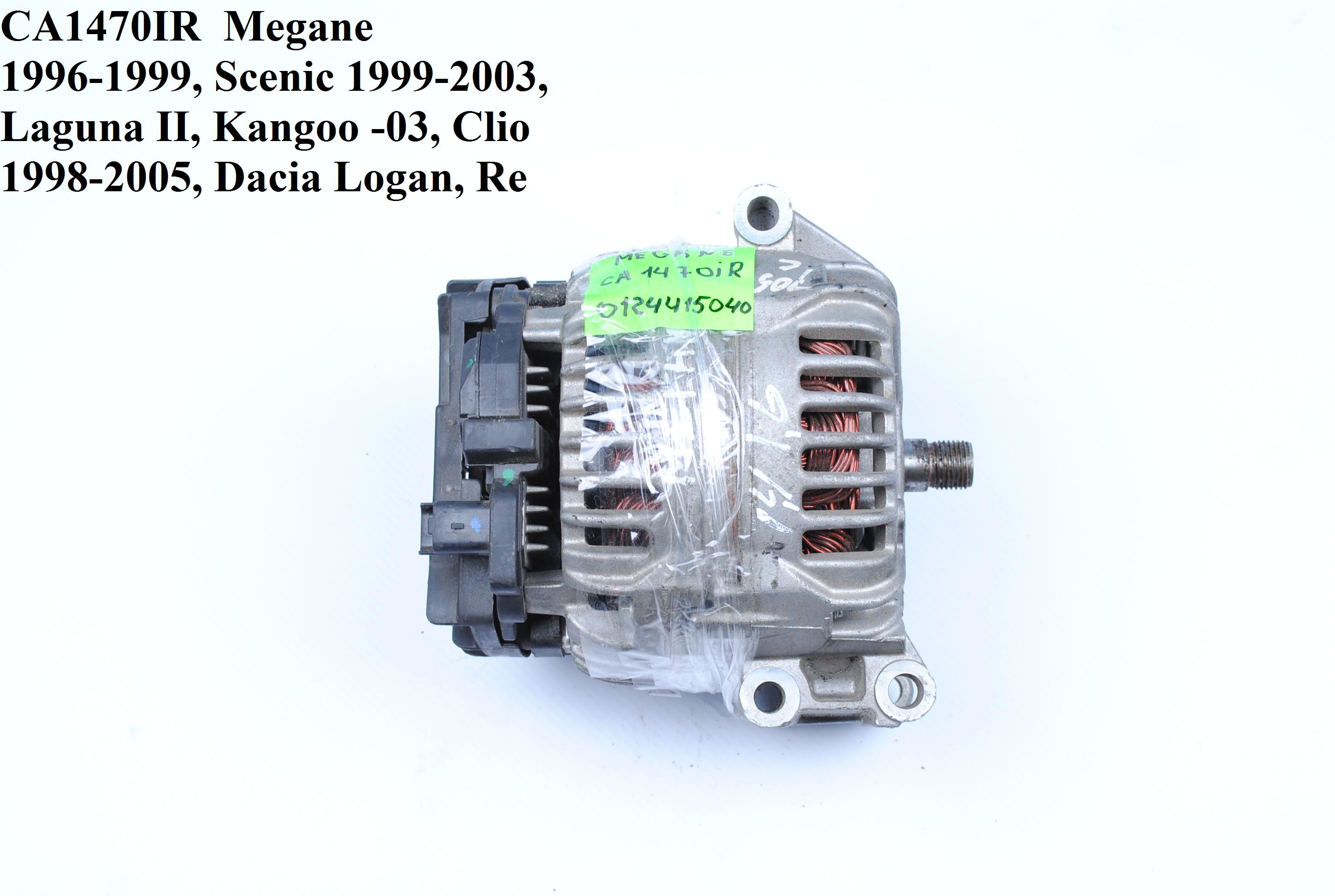 CA1470IR RENAULT (98A) BOSCH KANGOO 01-03 1.6 16v, MEGANE I 96-03 1.4,1.6,2.0 16V, SCENIC I 99-03 1.4,1.6 16v, LAGUNA