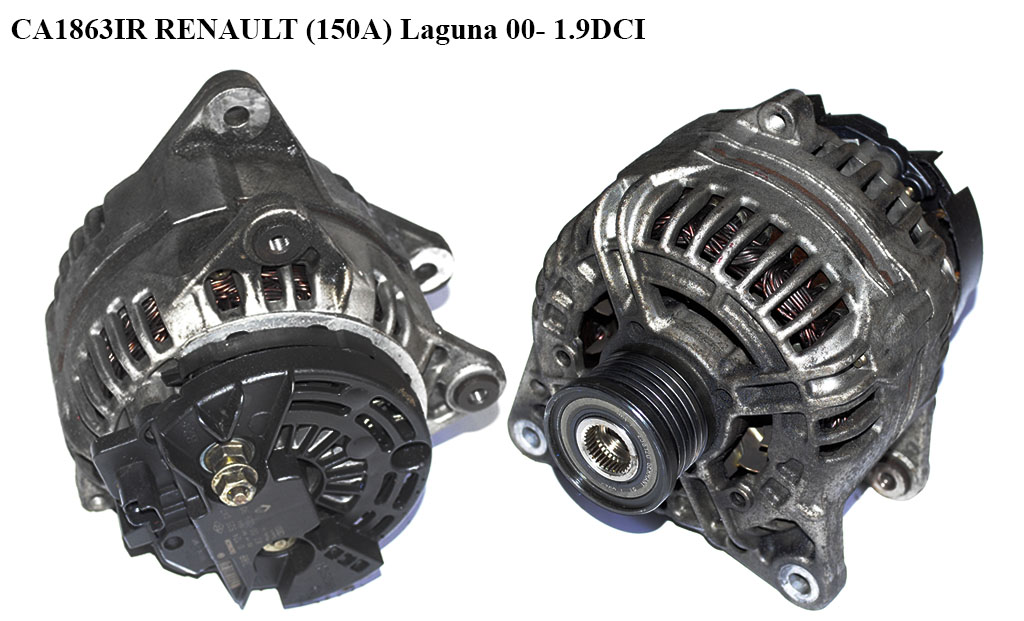 CA1863IR RENAULT (150A) Laguna 00- 1.9DCI Генератори (0124525047, 8200229907)