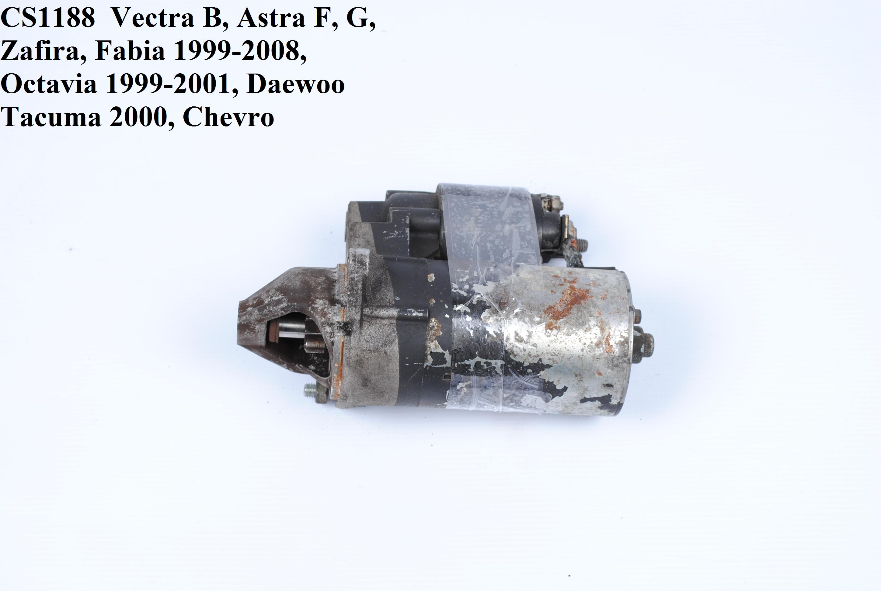 CS1188 Vectra B, Astra F, G, Zafira, Fabia 1999-2008, Octavia 1999-2001, Daewoo Tacuma 2000, Chevrolet Tacuma 2005 1,8i