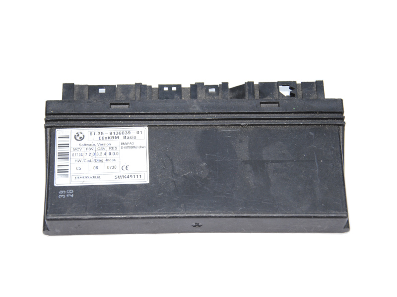 Блок комфорту BMW 5 (E60/E61) 2003-2010 (6135913603901, 61.35-9136039-01, 61.35-9136039, 61359136039, 9136039, 5WK49111)