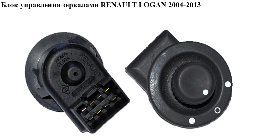 Блок регулировки зеркал RENAULT LOGAN 2004-2013 (РЕНО ЛОГАН) (8200002442B, 8200002442)