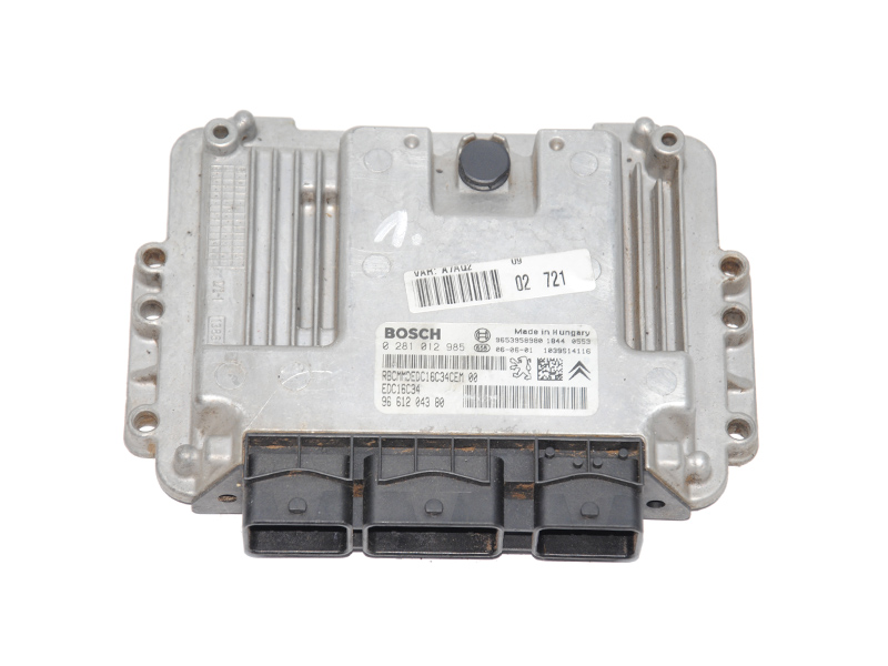 Блок керування двигуном 1,6 HDI CITROEN C-4 04-08 (0281012985, 9661204380)
