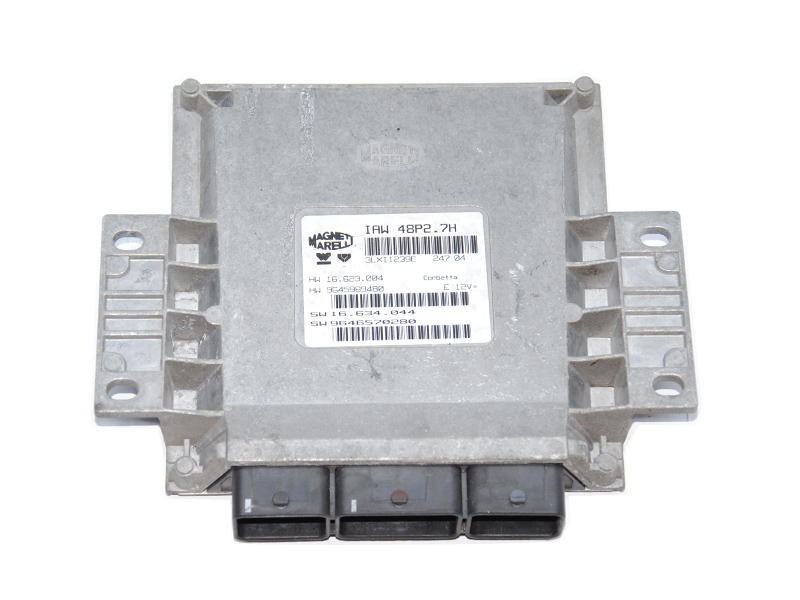 Блок управления двигателем 1.1i PEUGEOT 206 98-05 (ПЕЖО 206) (9646570280, IAW48P2.7H, 16.634.044, 9645989480, 16.623.004)