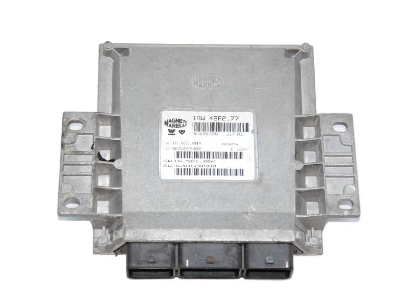 Блок управления двигателем 1.1i Citroen C3 PEUGEOT 206 98-05 (ПЕЖО 206) (IAW48P2.77, IAW48P277, HW9645989480,