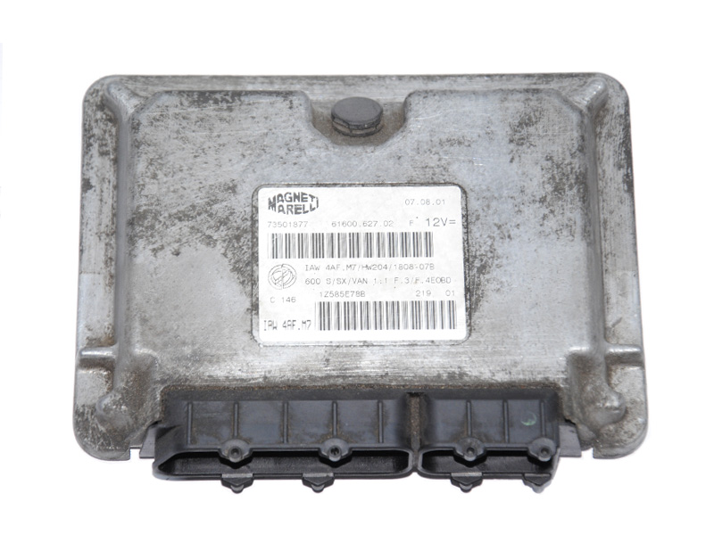 Блок управления двигателем 1.1i FIAT SEICENTO (73501877, 61600.627.02, 6160062702, IAW4AF.M7)