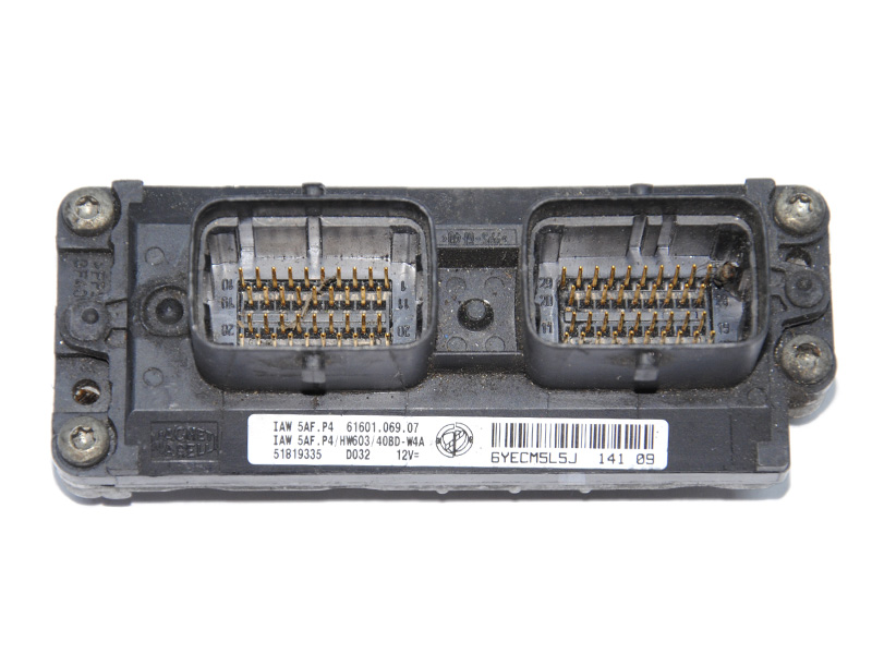 Блок керування двигуном 1.2i 16v FIAT PUNTO (188) 99-10 (ФІАТ ПУНТО) (51819335, 61601.069.07, IAW5AF.P4)