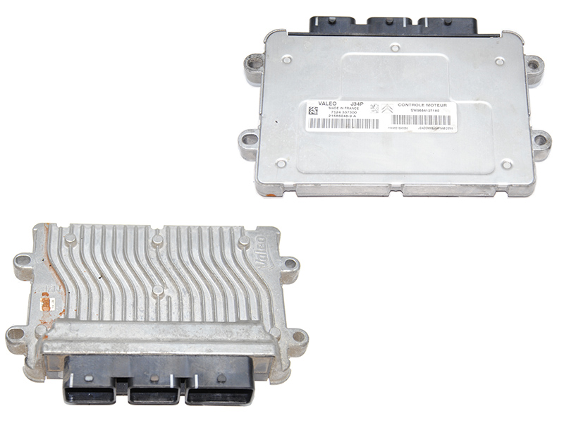 Блок керування двигуном 1.4i PEUGEOT 207 2006-2015 (ПЕЖО 207) (SW9664127180, 9664127180, 21586048-9A, 21586048-9,