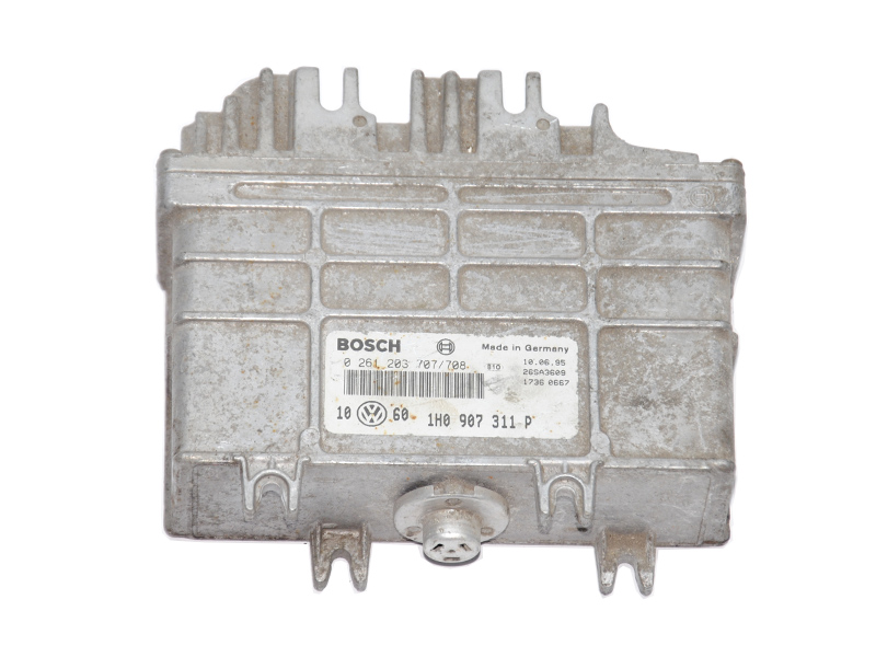 Блок управления двигателем 1.8i VOLKSWAGEN GOLF 3 92-97 (ФОЛЬКСВАГЕН ГОЛЬФ 3) (0261203707/708, 1H0907311P, 0261203707, 0261203708)