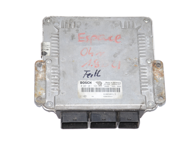 Блок управления двигателем 1.9DCI RENAULT LAGUNA 00-07 (РЕНО ЛАГУНА) (0281011324, 8200309316)