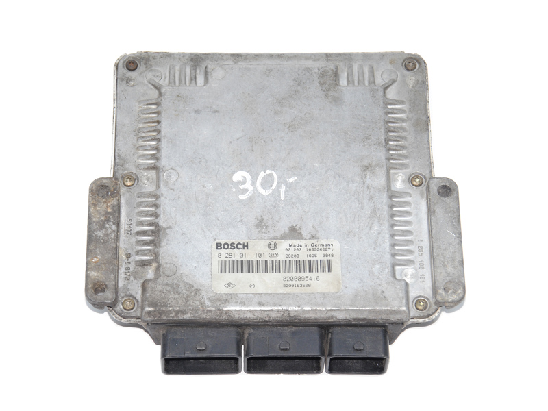 Блок керування двигуном 1.9DCI RENAULT LAGUNA II 00-07 (РЕНО ЛАГУНА) (0281011101, 8200163528, 8200095416)