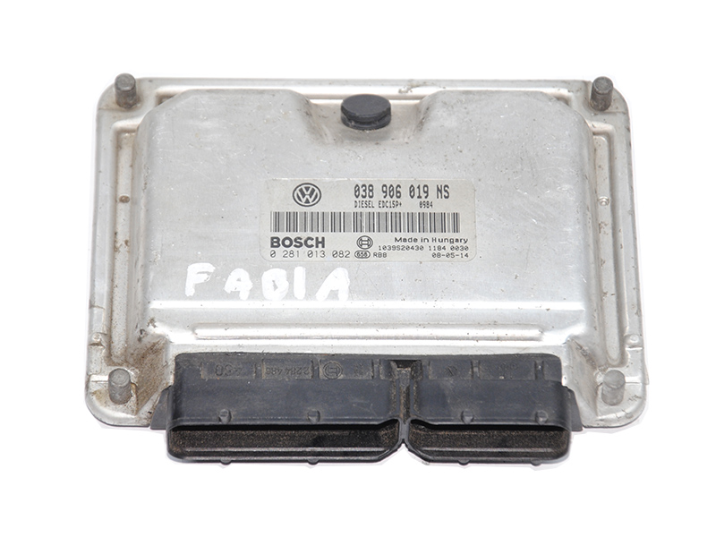 Блок керування двигуном 1.9TDI Skoda Fabia II (038906019NS, 0281013082)