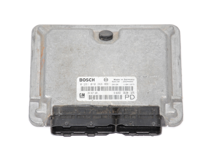 Блок управления двигателем 2.0DTI 16V OPEL ZAFIRA 99-05 (ОПЕЛЬ ЗАФИРА) (0281010268, 24417169)
