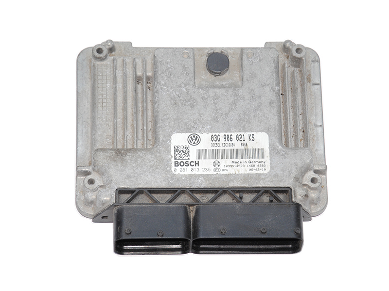 Блок керування двигуном 2.0TDI VOLKSWAGEN GOLF 5 03-08 (ФОЛЬКСВАГЕН ГОЛЬФ 5) (0281013235, 03G906021KS)