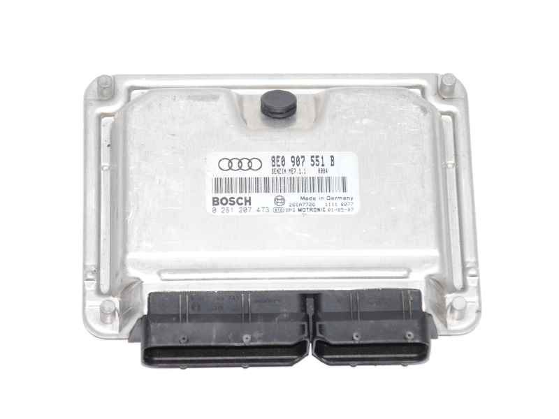 Блок управления двигателем 3.0i AUDI A4 B-6 00-06 (АУДИ А4 ) (0261207473, 8E0907551B)