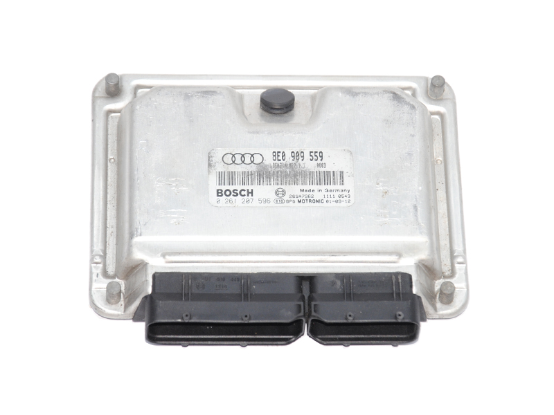 Блок управления двигателем 3.0i AUDI A-6 C-5 1997-2004 ( АУДИ А6 ) (0261207596, 8E0909559)