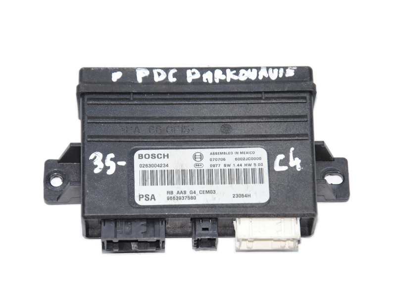 Блок керування парктроніком CITROEN C-4 04-08 (9663937580, 0263004234)