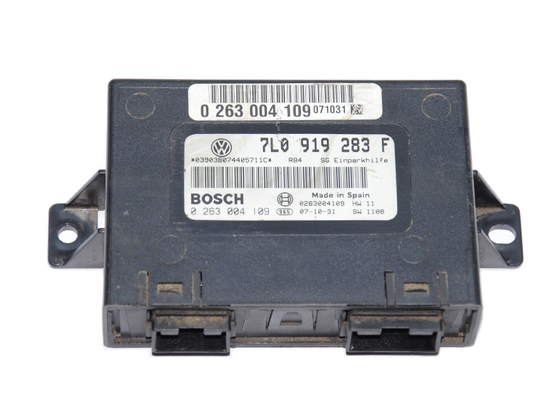 Блок управления парктроником VOLKSWAGEN TOUAREG 02-10 (ФОЛЬКСВАГЕН ТУАРЕГ) (0263004109, 7L0919283F)