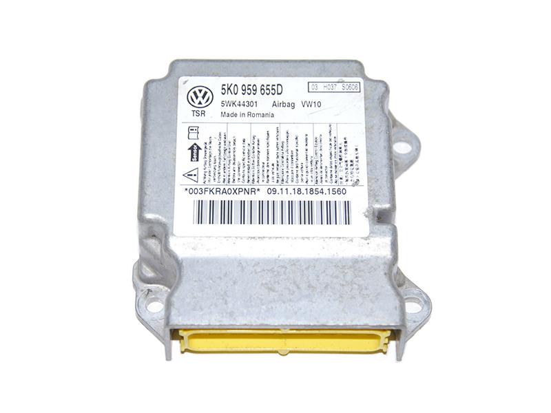 Блок керування подушками безпеки VOLKSWAGEN GOLF 6 09-14 (ФОЛЬКСВАГЕН ГОЛЬФ 6) (5K0959655D, 5WK44301)