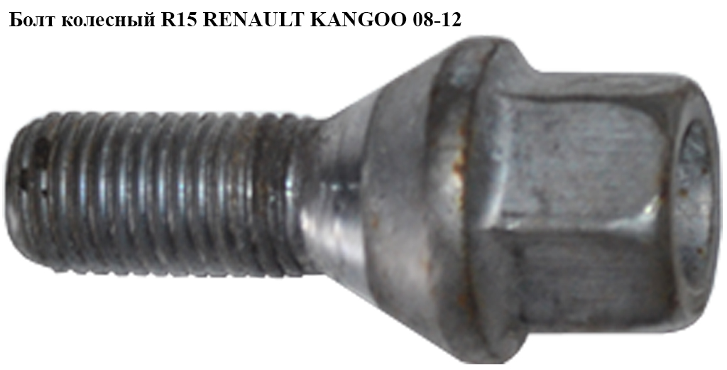 Болт колісний R15 RENAULT KANGOO 08-12 (РЕНО КАНГО) (8200473313, 8200610460, 402222121R)