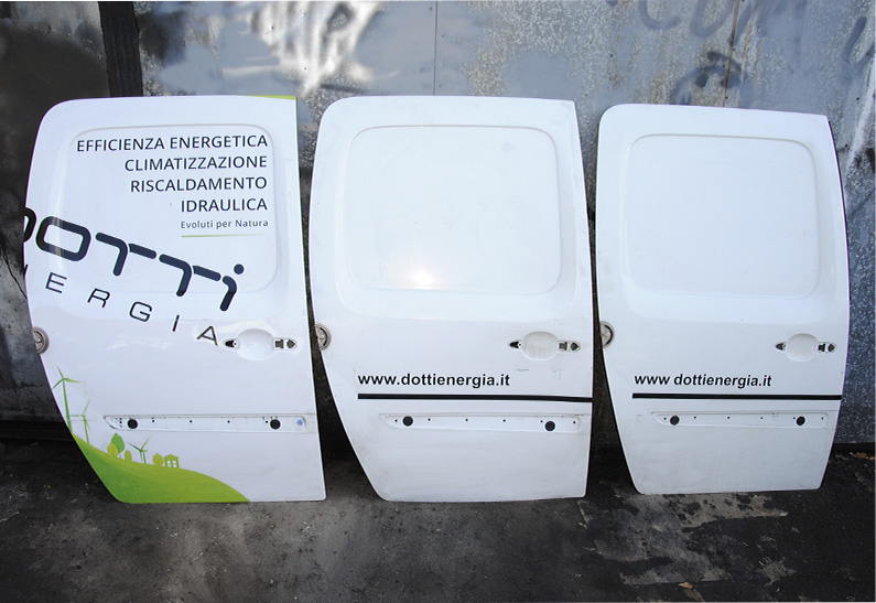 Бічні зсувні двері праві глухі RENAULT KANGOO 08-12 (РЕНО КАНГО) (7751478147)