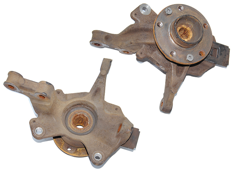 Поворотний кулак правий під ABS 25 шл. RENAULT MEGANE 09-16 (РЕНО МЕГАН) (400147163R, 400140044R, 400150083R)