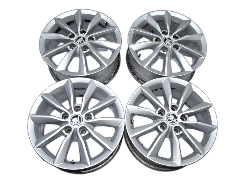 Диск колесный литьё R16 комплект (4 шт) 6.5J E46 SKODA OCTAVIA A7 2013-2020 (ШКОДА ОКТАВИЯ А7) (5E0601025AD,