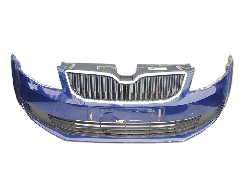 Бампер передний комплектный -17 SKODA OCTAVIA A7 2013-2017 (ШКОДА ОКТАВИЯ А7) (5E0807221, 5E0853653, 5E0807367,