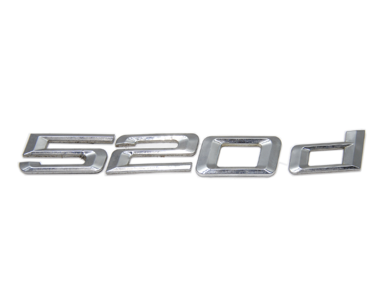 Значок (емблема) кришки багажника "520d" BMW F10 F11 2010-2017 (51147209160, 7209160)