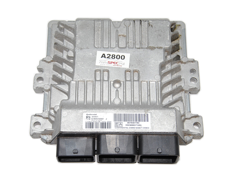 Блок управления двигателем 1.6HDI PEUGEOT 3008 09-16 (ПЕЖО 3008) (9676587780, S180075002J, HW9666571380, 9666571380)