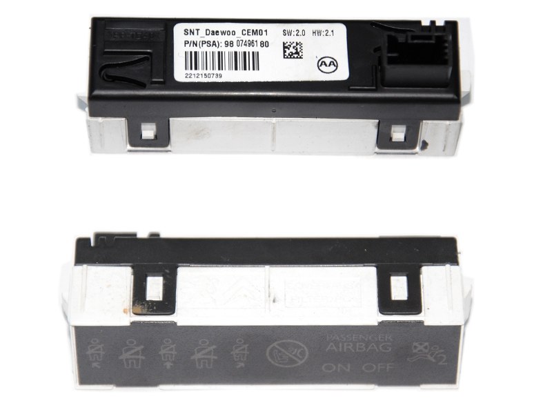 Индикатор AIR BAG PEUGEOT 308 (T9) 13-21 (ПЕЖО 308 (T9)) (9807496180)