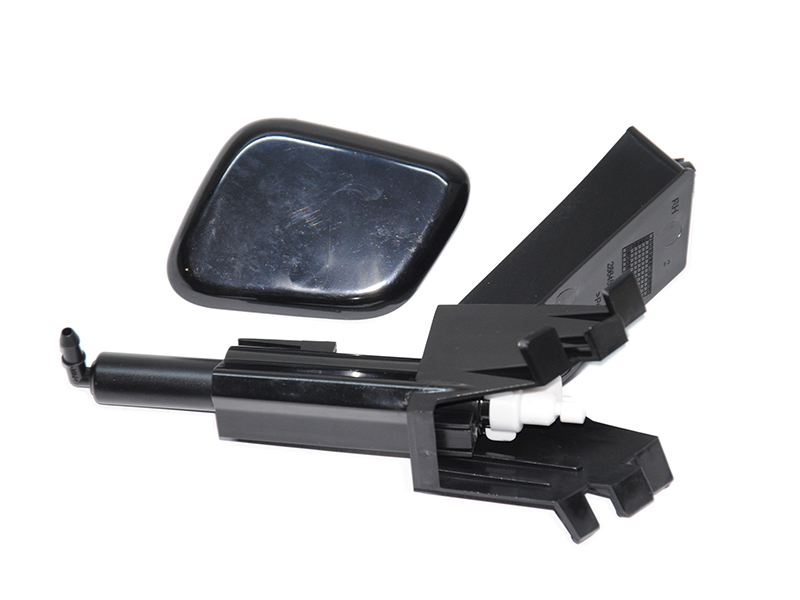 Форсунка омивача фари права з накладкою (Нова) Nissan Qashqai 14-18 (28645-4EM0A, 286454EM0A, 28658-4EM, 286584EM)