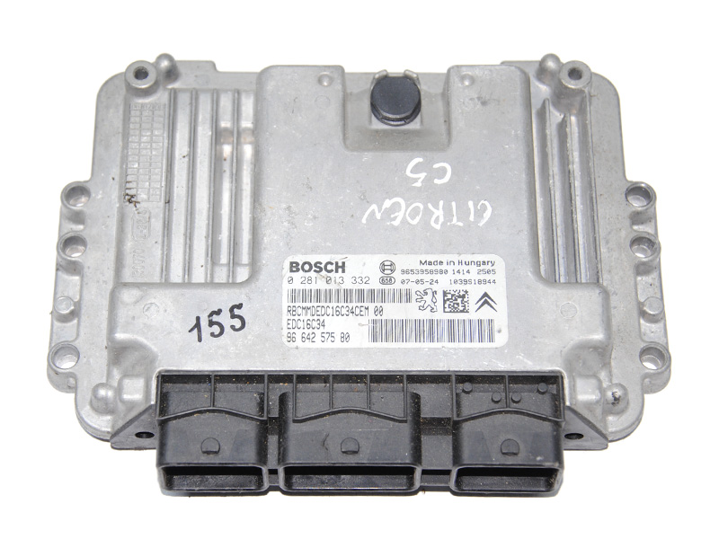 Блок керування двигуном 1.6HDI CITROEN C-5 01-08 (СИТРОЕН Ц-5) (0281013332, 9664257580)