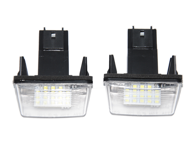 Ліхтар підсвітки номера LED комплект 2 шт (Нові) CITROEN C-3 02-09 (СИТРОЕН Ц-3) (6340A3, 6340.A3)