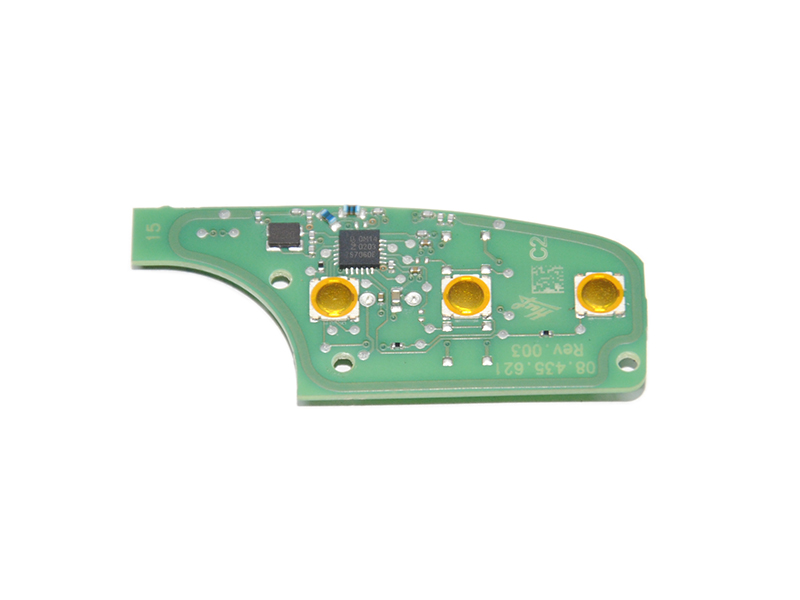 Плата ключа 3 кнопки PEUGEOT 208 2012-2020 (ПЕЖО 208) (08.435.621, 08435621)