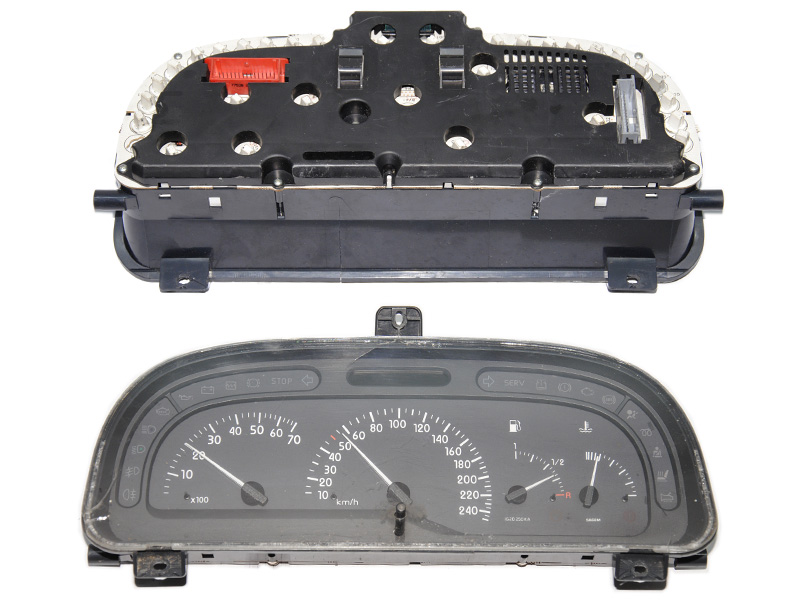 Панель приборов 1.9DTI (расширенная) RENAULT LAGUNA I 93-00 (РЕНО ЛАГУНА) (б/н)