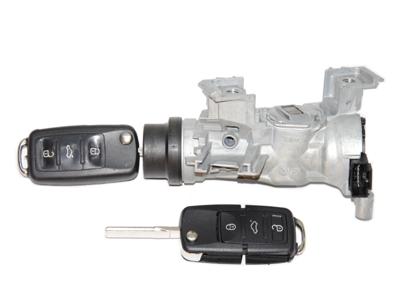 Замок зажигания в сборе + ключ-заготовка VOLKSWAGEN JETTA 10-18 (ФОЛЬСКАВАГЕН ДЖЕТТА) (1K0905851B)
