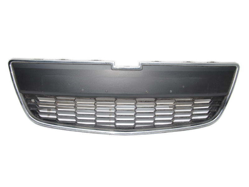 Решетка переднего бампера нижняя с хромированным ободком CHEVROLET AVEO (T300) 2011-2016 (ШЕВРОЛЕТ АВЕО) (95019926,