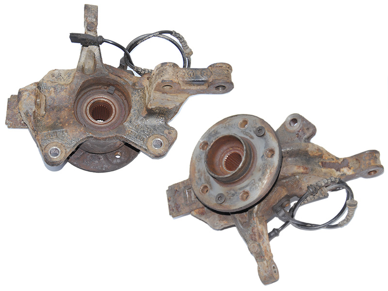 Поворотный кулак левый c ABS 25 шл. RENAULT SCENIC 09-15 (РЕНО СЦЕНИК) (400150083R, 402020010R)