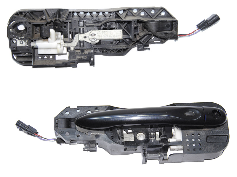 Ручка двери наружняя передняя левая RENAULT SCENIC 09-15 (РЕНО СЦЕНИК) (806070033R, 806706656R, 285989032R,