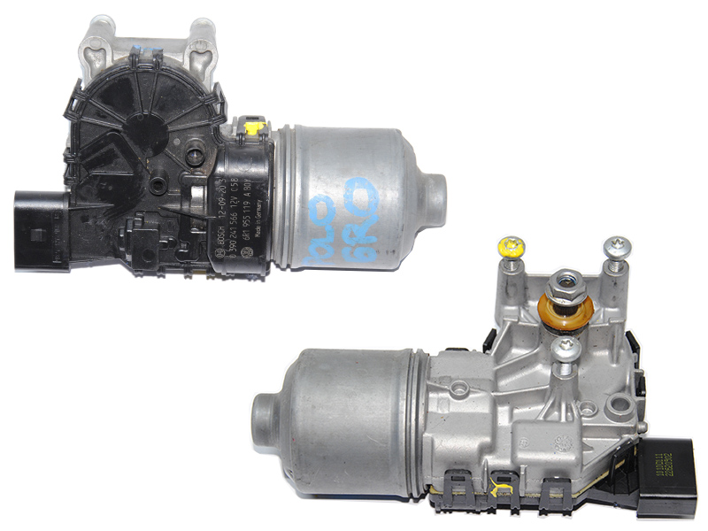 Моторчик склоочисника передній Vw Polo 2009- Seat Ibiza 2008- (6R1955119A, 0390241566)