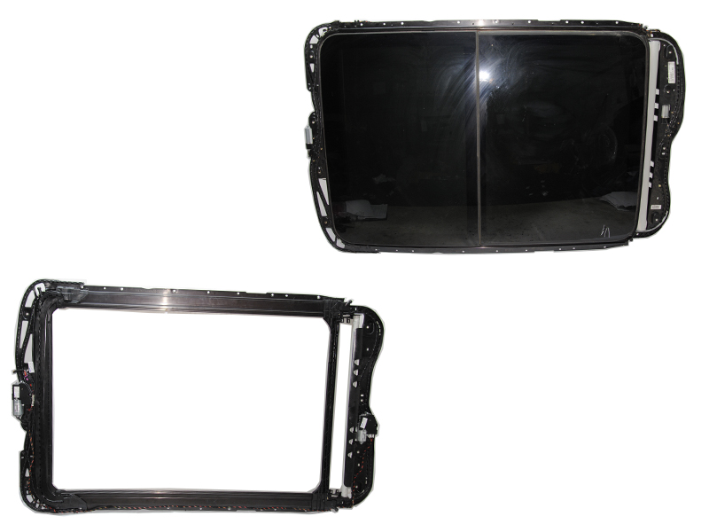 Люк салона , панорама в сборе VOLKSWAGEN TOUAREG 10-18 (ФОЛЬКСВАГЕН ТАУРЕГ) (7P0877041C, 7P0877055, 7P0877056A,