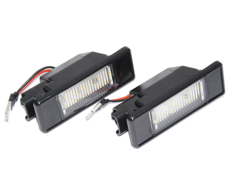Фонарь подсветки номера LED комплект 2 шт (Новые) NISSAN QASHQAI 2007-2014 (НИССАН КАШКАЙ) (26510-JD00A, 26510JD00A)