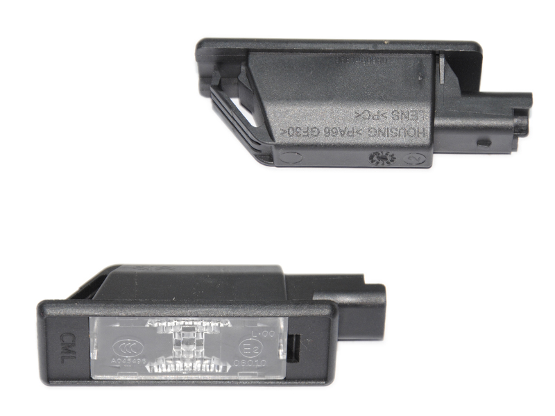Фонарь подсветки номера (Новый, аналог) PEUGEOT 3008 09-16 (ПЕЖО 3008) (9661480980, 6340F0, 6340.F0)
