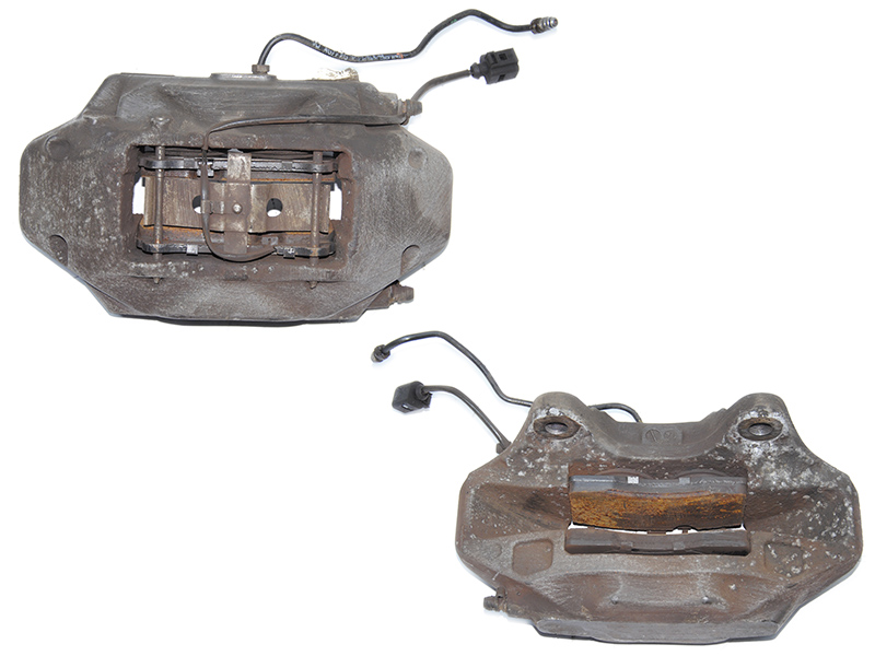Суппорт передний левый Brembo VOLKSWAGEN TOUAREG 10-18 (ФОЛЬКСВАГЕН ТАУРЕГ) (7P6615105AE)