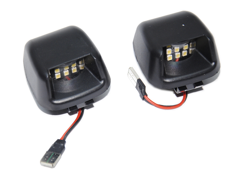 Ліхтар підсвітки номера LED комплект 2шт (Новые) Nissan Navara D40 Frontier, Armada, Titan, Xterra (26510-ZP50A,