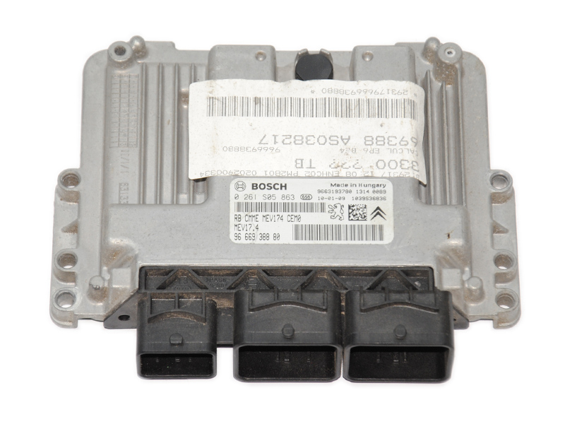Блок управления двигателем 1.6VTi PEUGEOT 3008 09-16 (ПЕЖО 3008) (0261S05863, 9666938880)