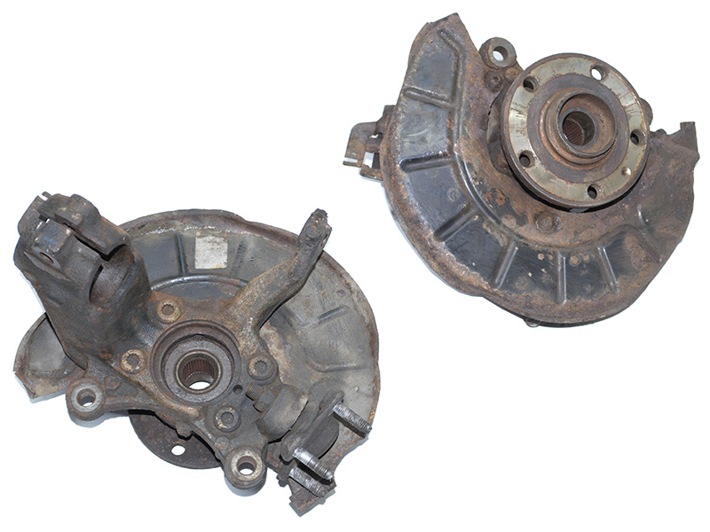 Поворотный кулак правый с ABS VOLKSWAGEN TIGUAN 07-17 (ФОЛЬКСВАГЕН ТИГУАН) (1K0407256AA)