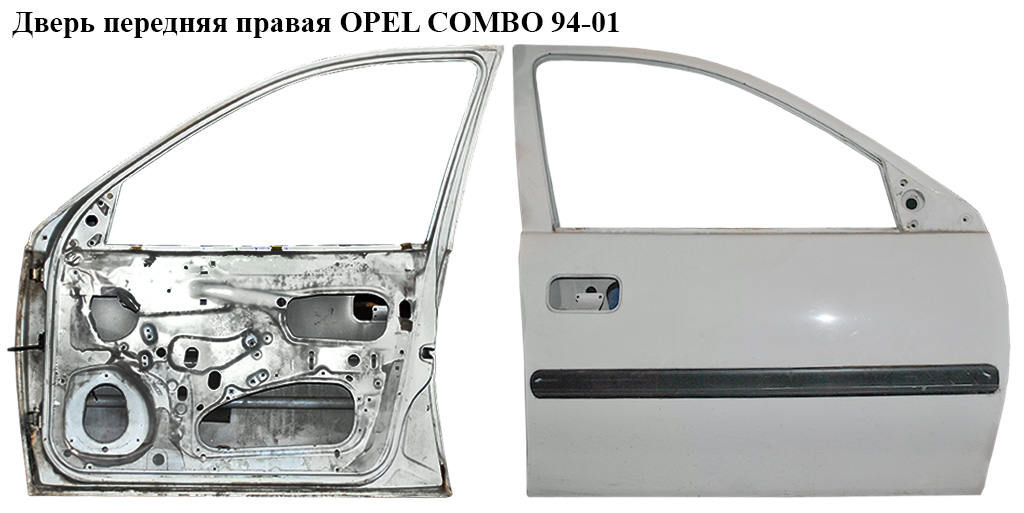 Двері передні праві OPEL COMBO 94-01 (ОПЕЛЬ КОМБО 94-02)