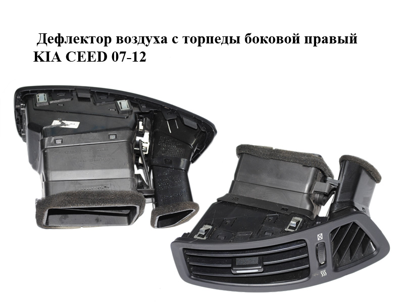Дефлектор повітря з торпеди боковий правий KIA CEED 07-12 (КИА СІД) (97490-1H000, 974901H000)