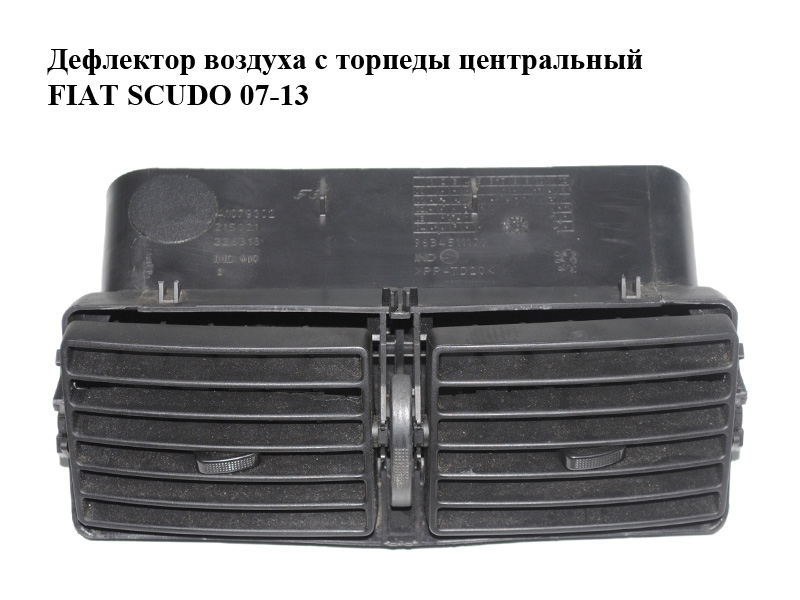 Дефлектор воздуха с торпеды центральный FIAT SCUDO 07-13 (ФИАТ СКУДО) (9634511177)